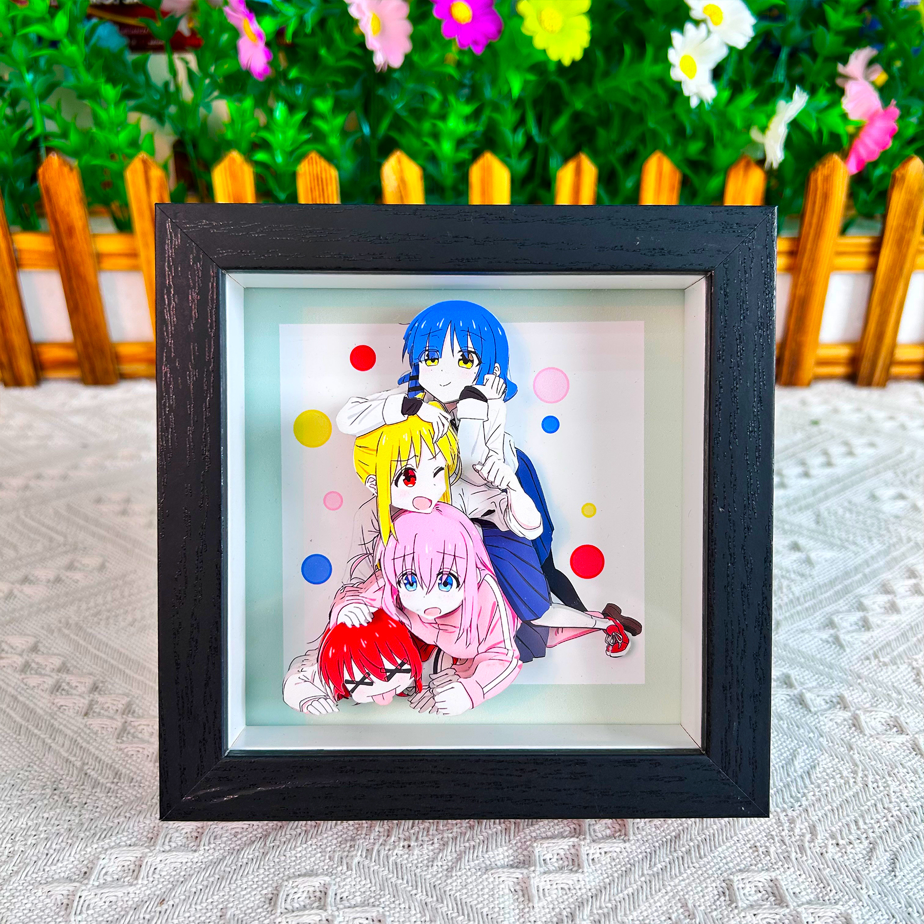孤独摇滚3D灯光动漫周边立体画