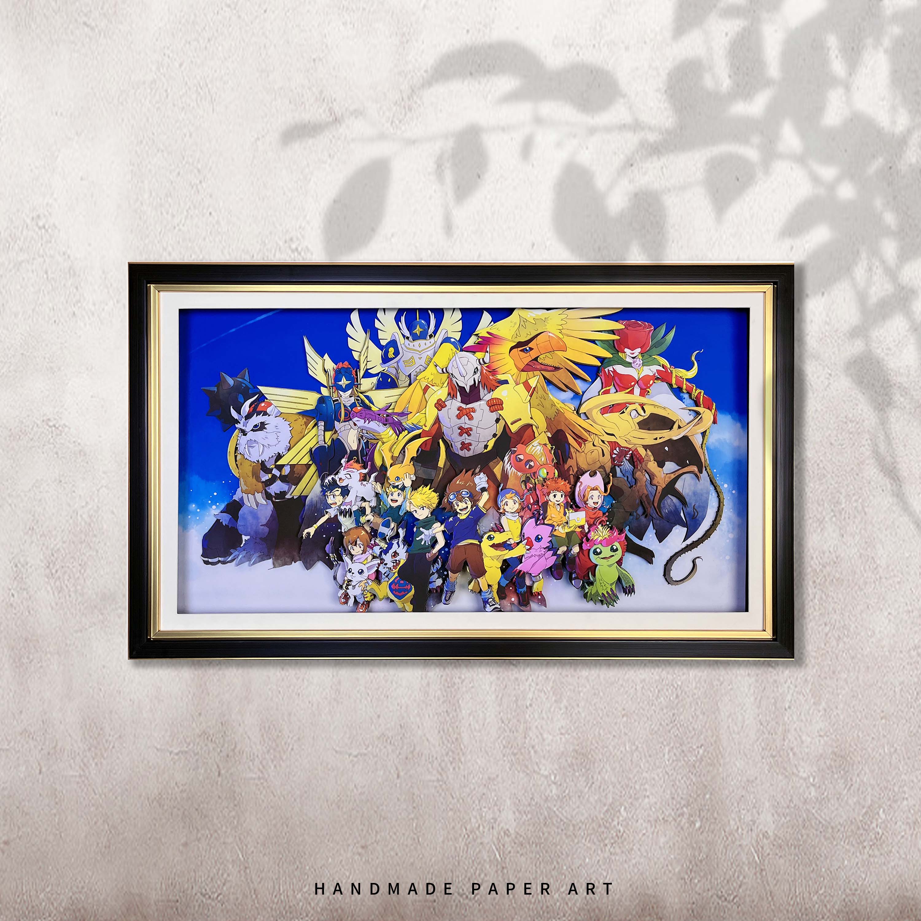 数码宝贝全家福立体画装饰画挂画图片