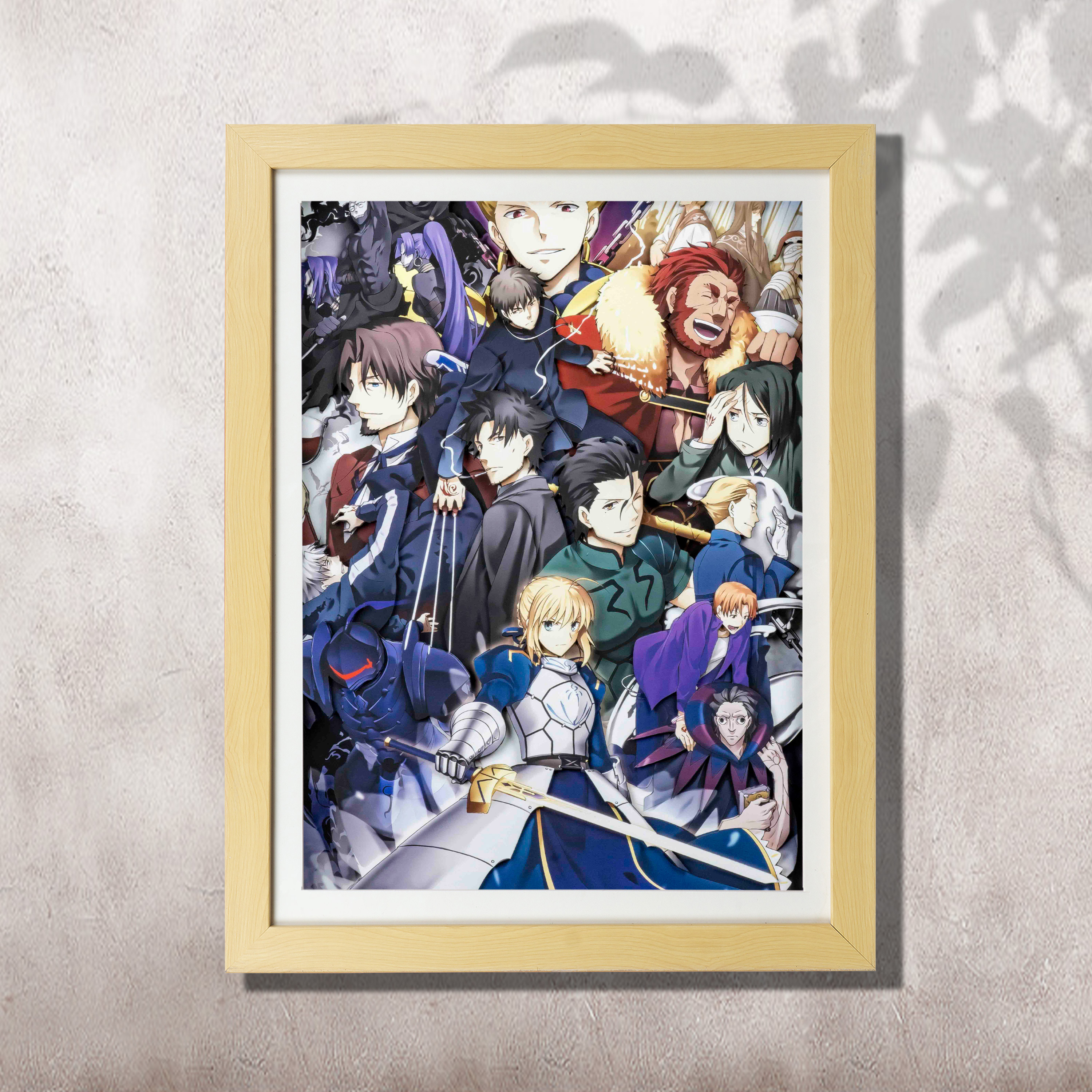 fate立体画挂画纸艺画壁画装饰画