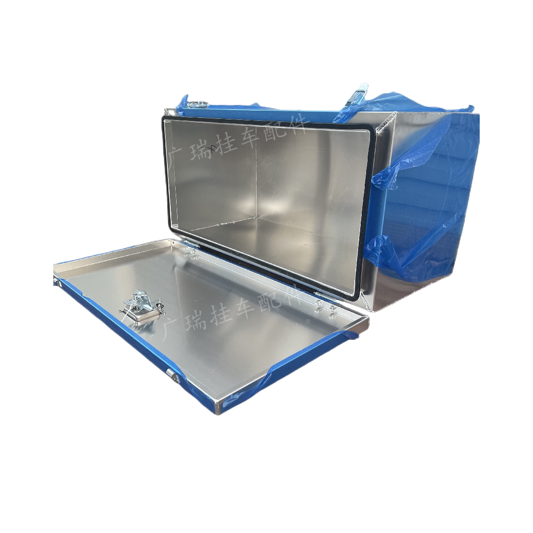 货车半挂车铝合金工具箱罐车冷藏车加厚满焊防水大收纳储物箱定u.
