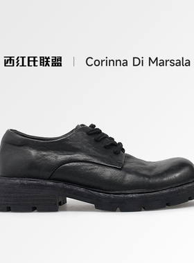 Corinna di Marsala新款水洗牛皮乐福鞋女2025新款小众设计师女鞋