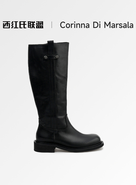 Corinna di Marsala2025新款长靴骑士靴瘦瘦靴秋冬高筒女靴