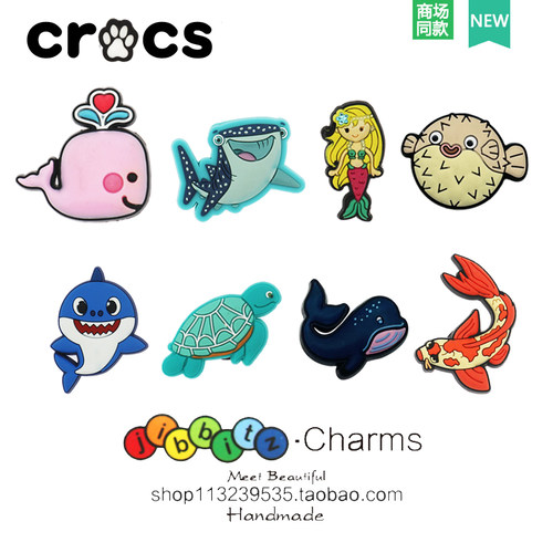 洞洞鞋鞋花卡骆驰鞋上饰品