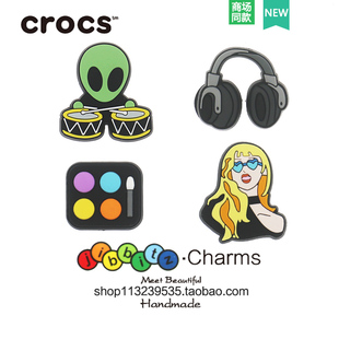 Cross鞋花鞋扣鞋配件智必星配件洞洞鞋花鞋饰国潮Music流行歌手