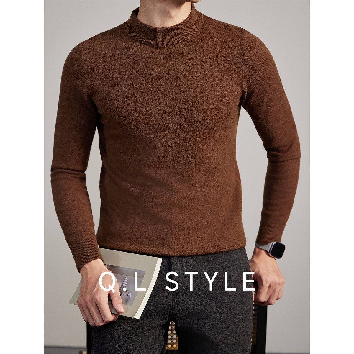 超赞品质男款长袖毛衣秋冬季加厚