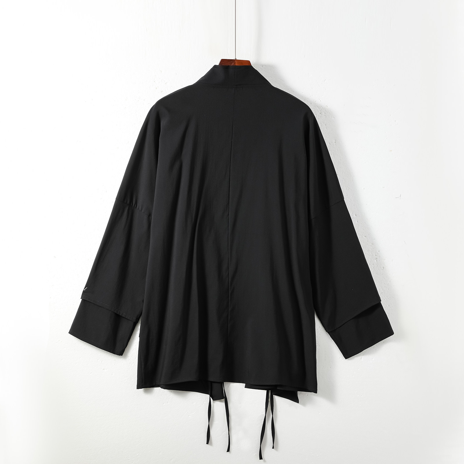 新中式假两件设计感道袍宽松开衫中长款汉服男披风FY09-P95控118,男装民族服装,电商A005A