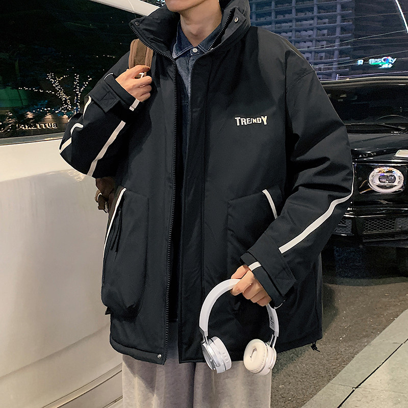 冬季外套男E工装大口袋羽绒棉服加厚保暖棉衣冲锋衣男88102-P118图片