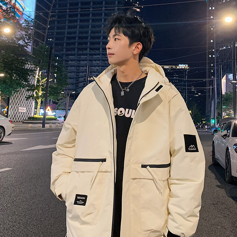 冬季外套男F工装大口袋羽绒棉服加厚保暖棉衣冲锋衣男88109-P128，男装棉衣，电商A005A