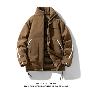 冬季外套男A工装大口袋羽绒棉服加厚保暖棉衣冲锋衣男88102-P118图片