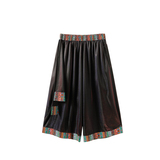 民族风B复古中式渐变色冰感宽松舞蹈阔腿裤七分裤男DK222-P58控78，男装休闲裤，电商A005A