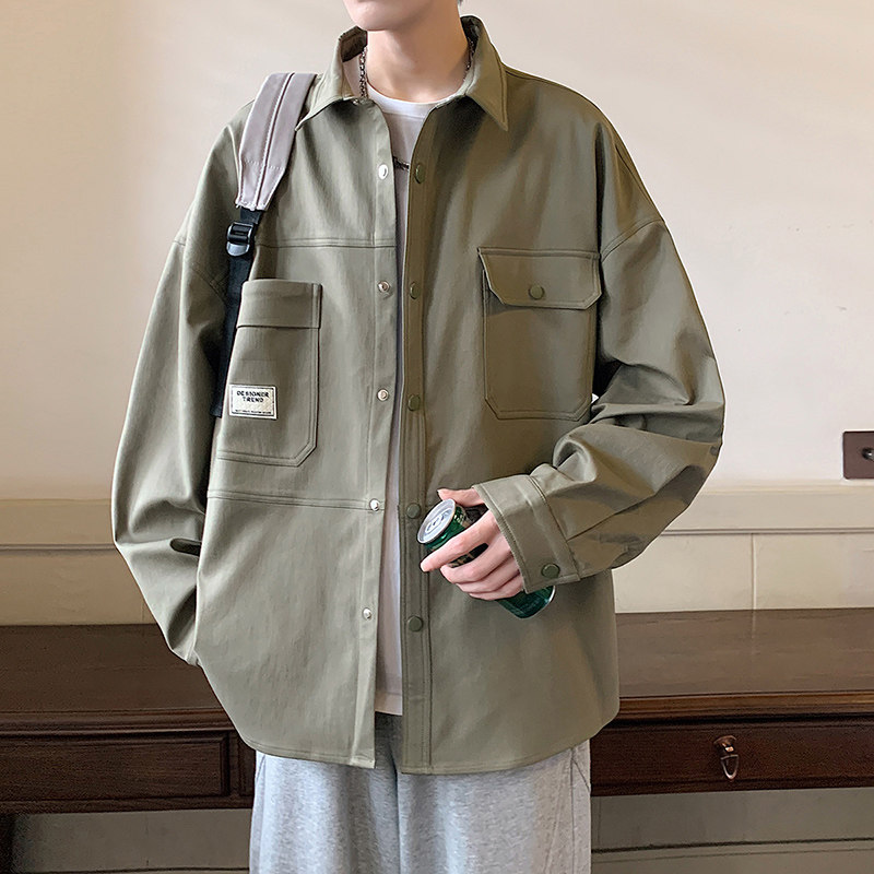 港风C工装多口袋立体剪裁衬衫夹克男86022-特P60,男装衬衫,电商A005A