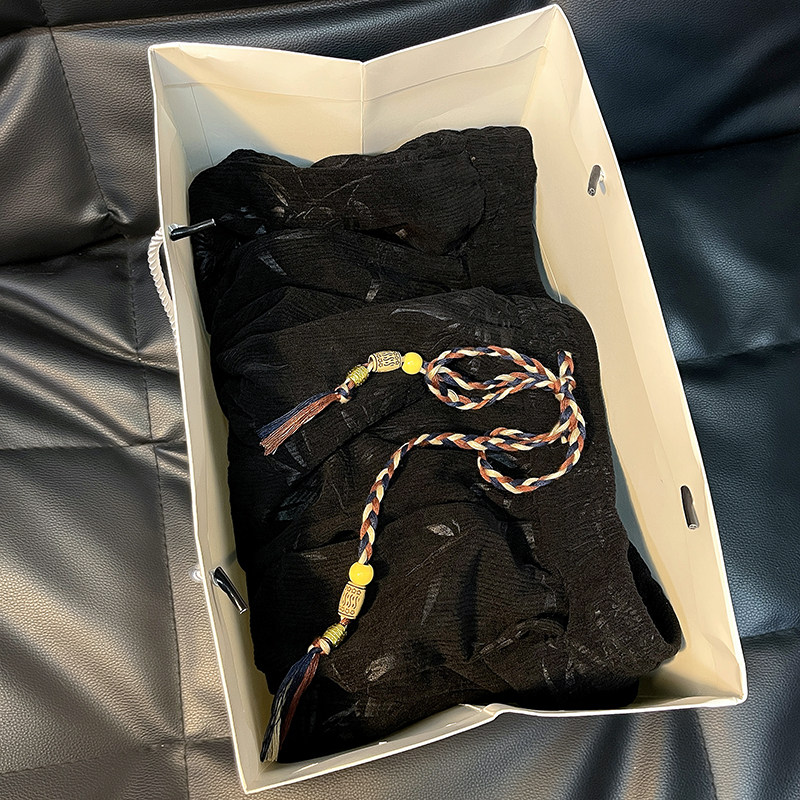 风C树叶新中式保暖灯芯绒阔腿超大码8XL束脚裤男K139-P68控88图片