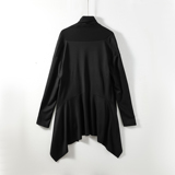 暗黑系高级感风衣大码中长款风衣垂感披风斗篷开衫FY10-P95控118，男装风衣，电商A005A