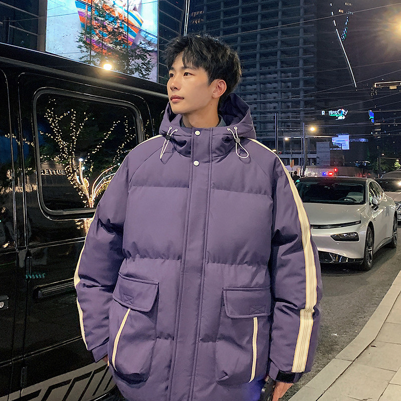 冬季外套男I工装大口袋连帽羽绒棉服加厚棉衣冲锋衣男88053-特P90,男装棉衣,电商A005A