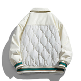 得物白底A美式复古菱格棉服男棒球服棉衣A005A-MN8718P105控138，男装棉衣，电商A005A