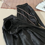 新中式B冰丝树叶暗花九分裤男大桶宽松长裤萝卜裤K171-P65控88，男装休闲裤，电商A005A