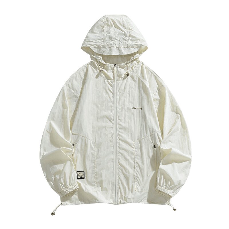 港风N户外冲锋衣男工装连帽外套薄款防水登山服防晒衣服86013-P68,男装夹克,电商A005A