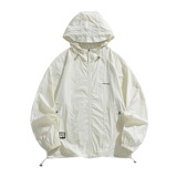 港风N户外冲锋衣男工装连帽外套薄款防水登山服防晒衣服86013-P68，男装夹克，电商A005A