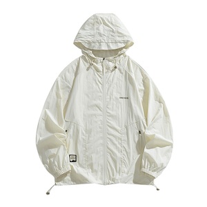 港风N户外冲锋衣男工装连帽外套薄款防水登山服防晒衣服86013-P68图片