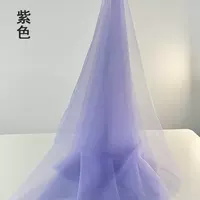 Purple gauze curtains are used to decorate the classroom partitions and corridors in the kindergarten's environmental creation DIY materials. Wooden frame hanging ornaments are also used for decoration thumbnail 8