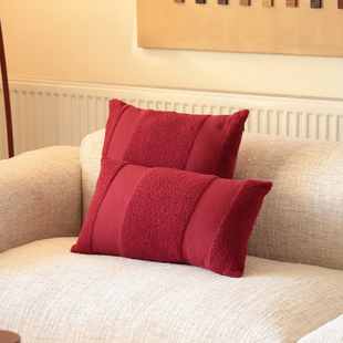 GULAN古兰抱枕春节新年红色喜庆沙发客厅卧室靠枕腰枕2026