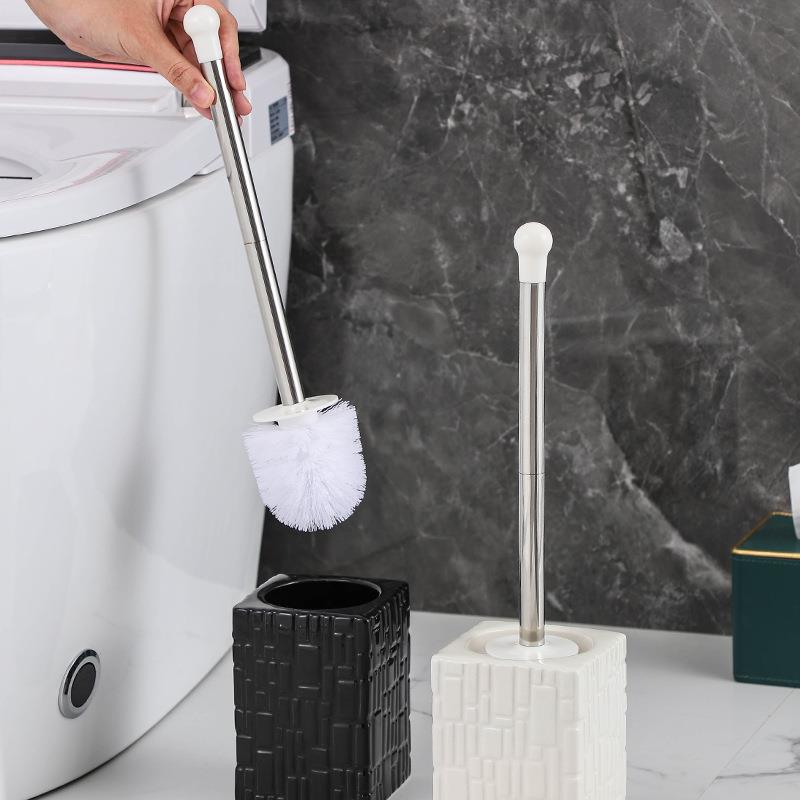 北欧家用卫生间马桶刷厕所清洁刷子无死角坐便器长柄洁厕刷子