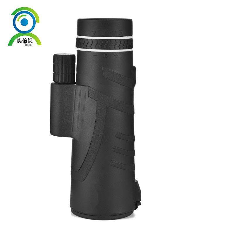 新款10*42单筒高清高倍全光学望远镜 五层宽带绿膜带三角架接口