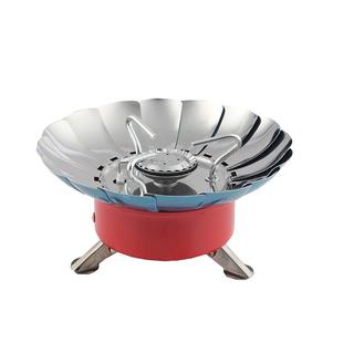 户外防风莲花炉头露营便携式煮茶野营气炉野餐炉具小火锅野外炉头