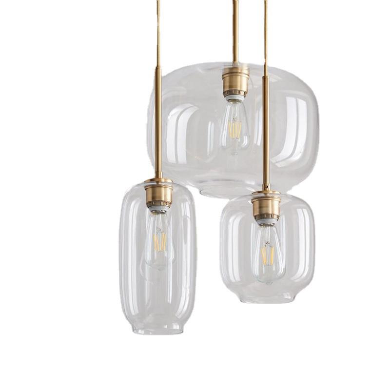 清仓处理 北欧简约组合吊灯客厅咖啡厅吧台茶餐厅卧室玻璃吊灯