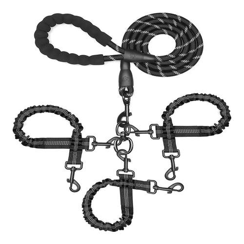 宠物牵引绳一拖三一拖N多条狗狗同时牵引弹力缓冲狗绳中大型犬