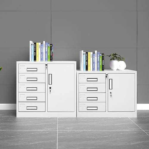 办公室文件柜资料柜工具柜抽屉式带锁储物柜现代简约矮柜阳台柜子