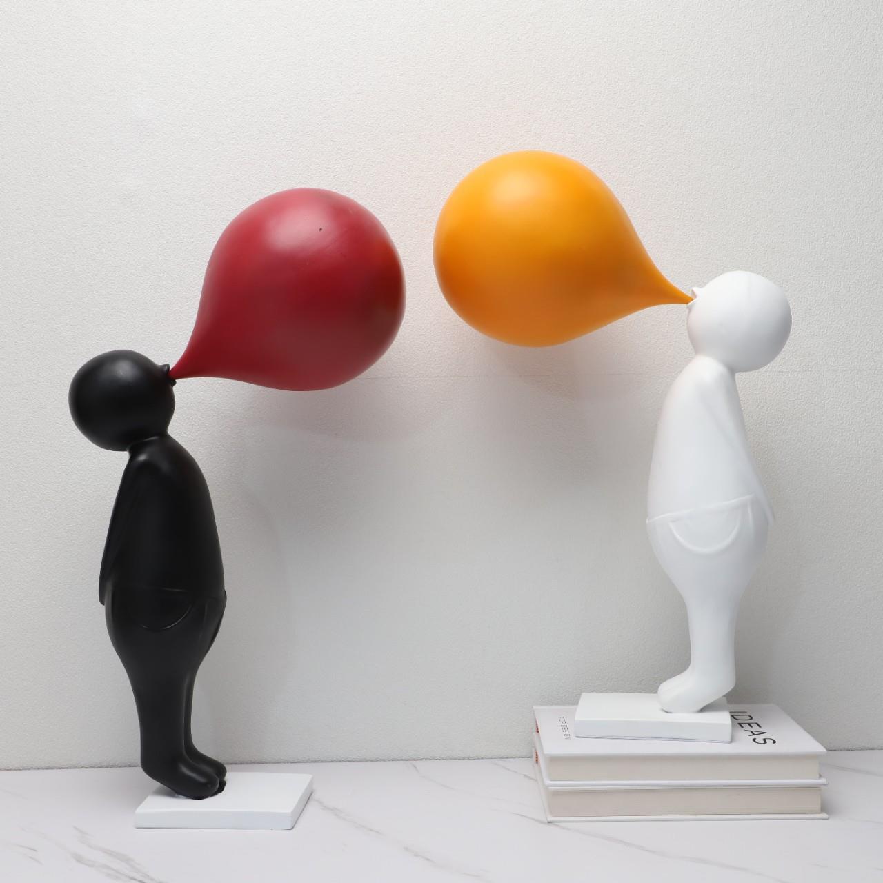 现代简约树脂人物摆件客厅卧室玄关书房桌面电视柜样板房家居饰品