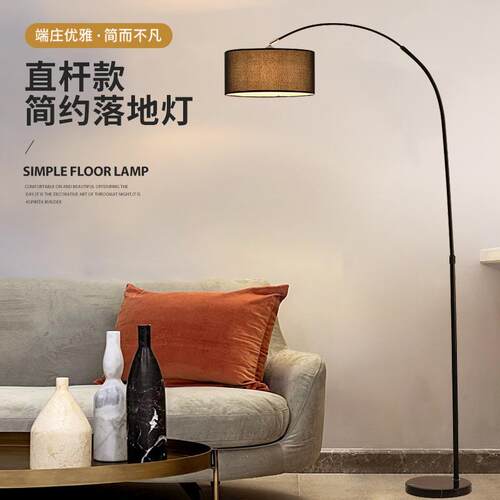 跨境护眼立式钓鱼灯LED落地灯立式台灯沙发客厅卧室床头灯