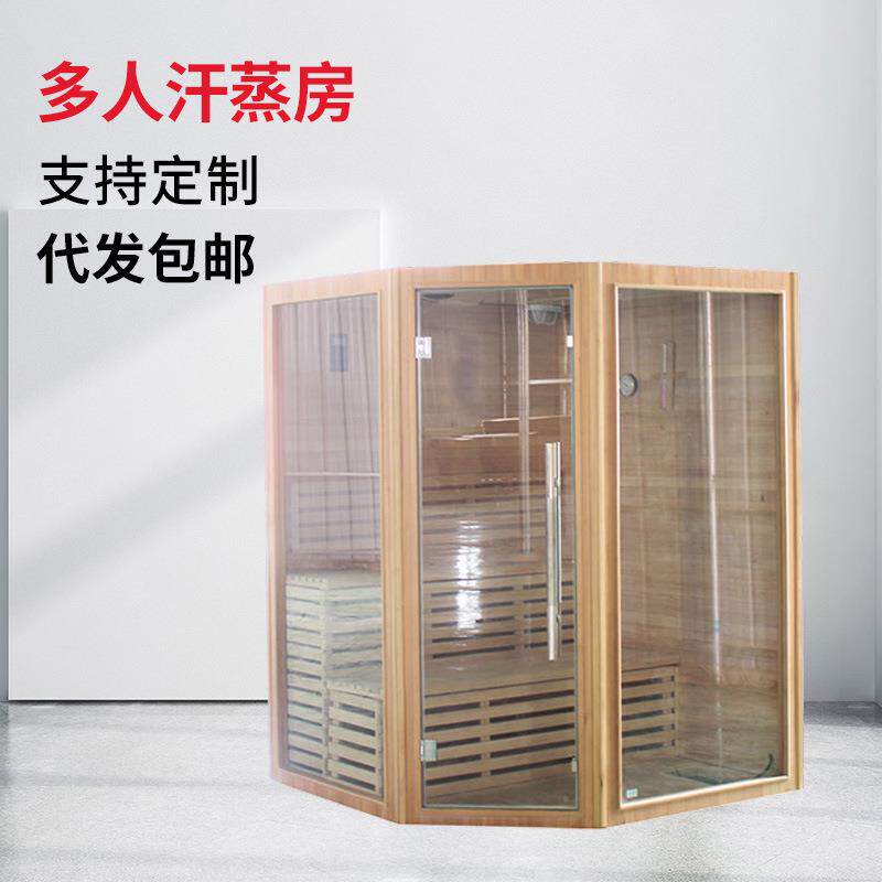 定制新款汗蒸房丽雅康远红外汗蒸房洗浴发汗移动房家庭款桑拿房子