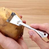 不锈铁土豆削皮器家用厨房刮皮刀水果去皮器小铁皮刨子gr