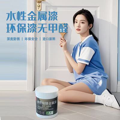 RSTER水性金属漆入户门翻新改色铁门窗户防锈防腐环保自喷漆