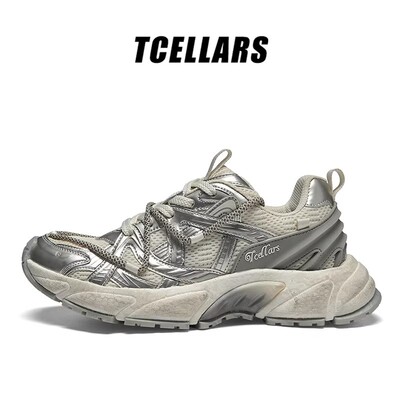 TCELLARS厚底增高老爹鞋男女ins超火百搭运动休闲鞋2025冬季新款