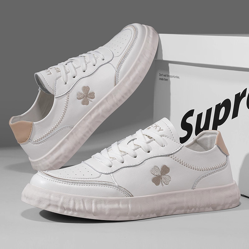 Lucky Brand四叶草板鞋男鞋冬季运动休闲鞋百搭低帮平底小白鞋男,流行男鞋,休闲板鞋,淘宝优惠券,粉丝福利购,淘宝优惠卷