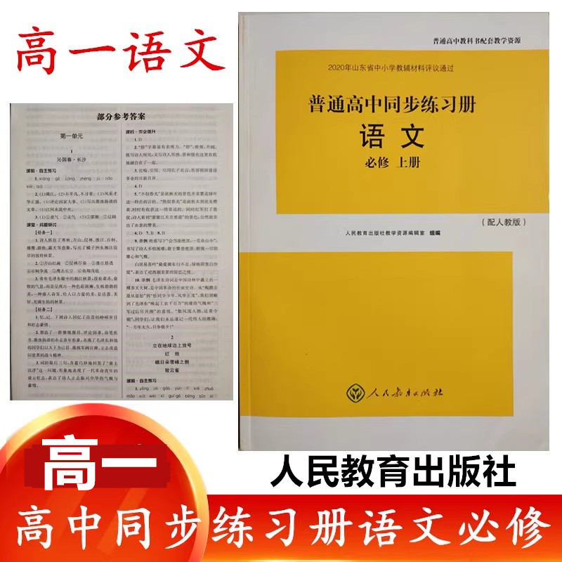 高中语文同步练习册必修上册