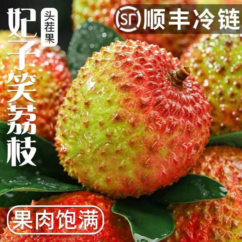 海南妃子笑荔枝新鲜头茬果顺丰冷链当季水果新鲜现摘现发果肉饱满