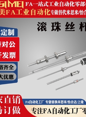 替代上隆BSWE0802/BSWE1002/BTWE系列精密滚珠丝杆套装滑台丝杠