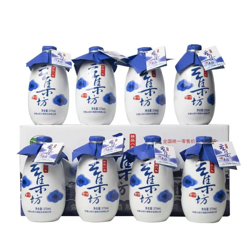 云集坊会稽山加饭酒整箱375ml*8