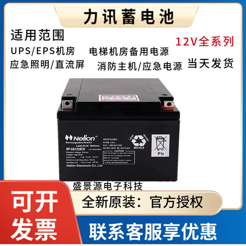Netion力讯蓄电池NP-XA1224CH 12V17AH24AH38AH40AH65AH100AH机房