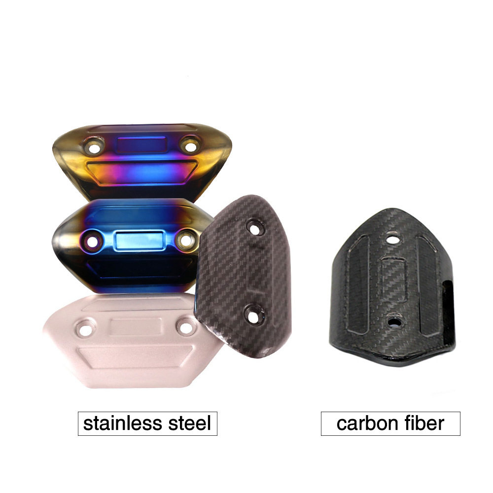 摩托车排气管不锈钢防烫盖板天蝎中段隔热AR SC消声器 消音器护罩