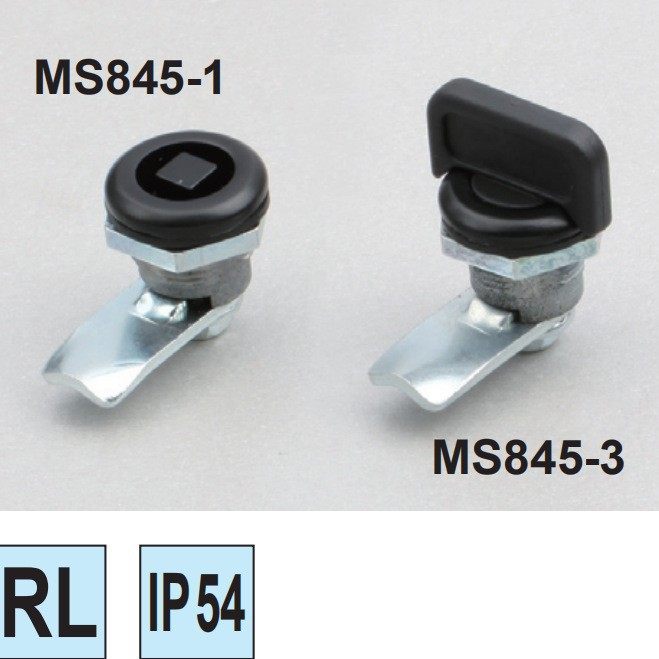 工业柜门锁圆柱锁回转直角锁电气