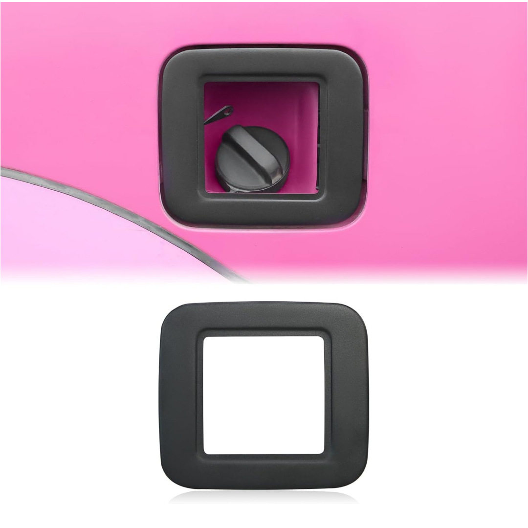 适用于2007-2018老款铃木吉姆尼Jimny黑色金属油箱盖JB23/33/43