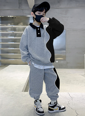 孩子棉B类秋季男套装