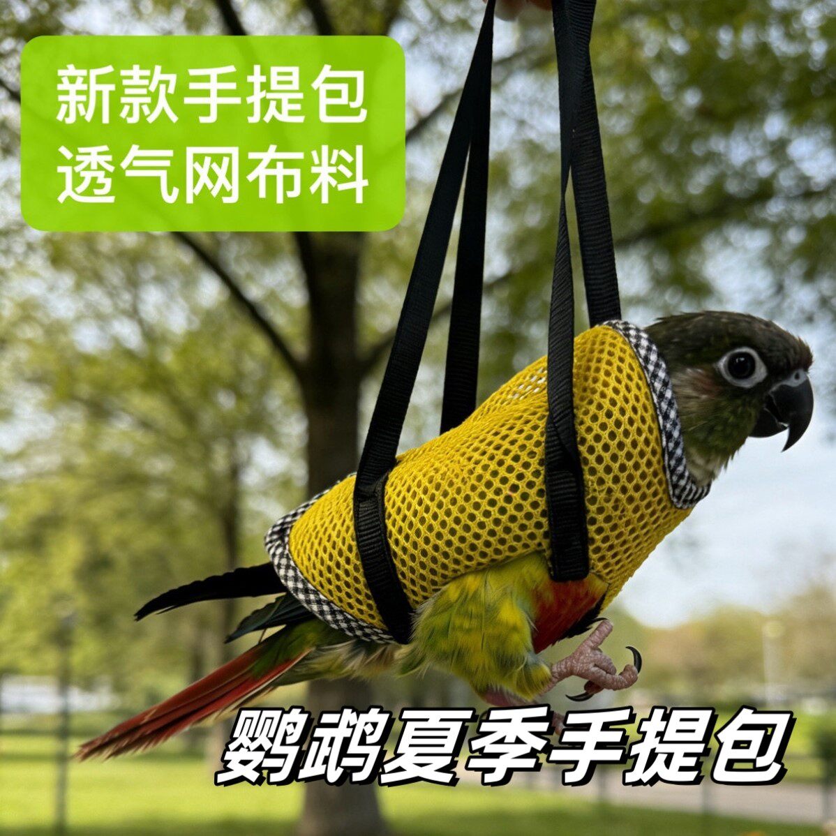 夏季透气手提鹦鹉外出剪甲包
