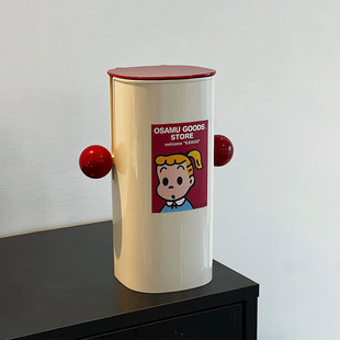 按压化妆刷收纳筒升降分格梳妆台化妆品收纳盒置物架 红薯推荐