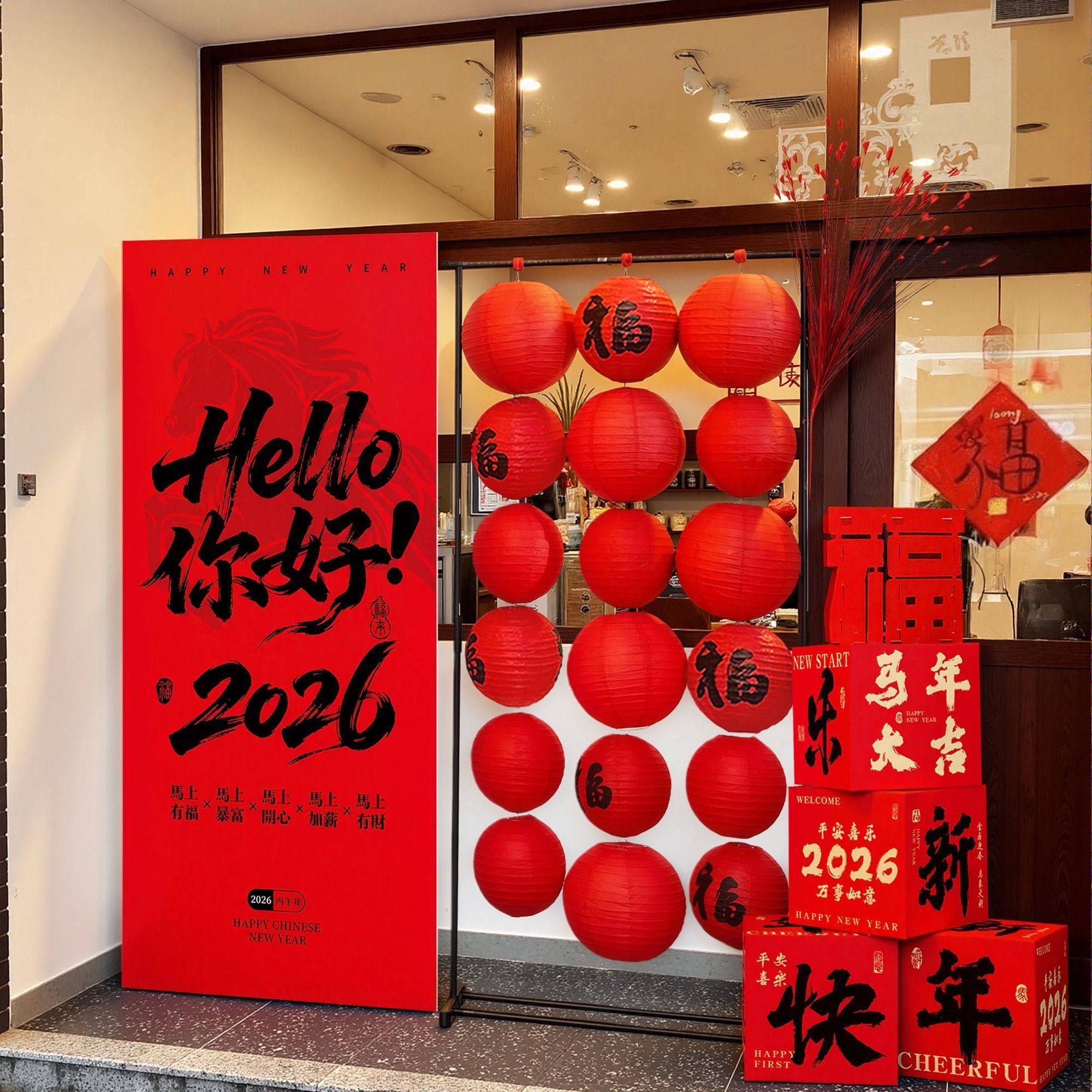 2026马年新年装饰品氛围布置迎春节过年场景店铺门口打卡KT板摆件,节庆用品/礼品,装扮布置套餐,淘宝优惠券,粉丝福利购,淘宝优惠卷